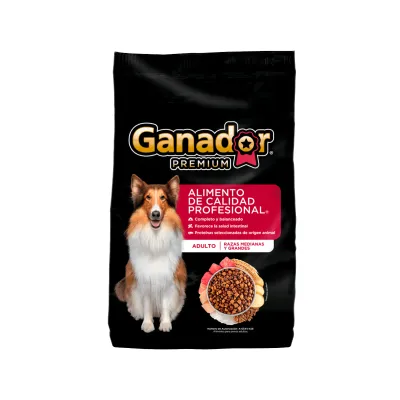 Ganador Premium Adulto Razas Medianas Grandes ADM 20kg